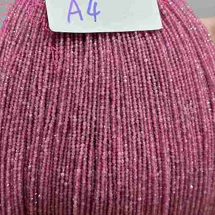 Natural Pink Tourmaline Beads Strands G-RM250101-A4-1