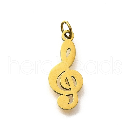 304 Stainless Steel Pendants STAS-R153-37G-1