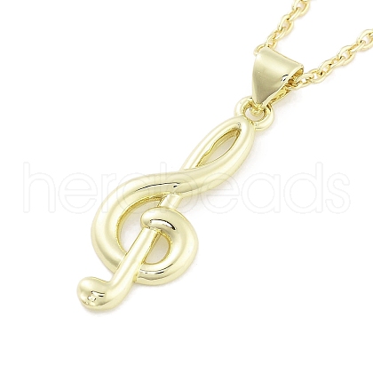 Brass Micro Pave Clear Cubic Zirconia Pendant Necklaces NJEW-B101-03G-04-1