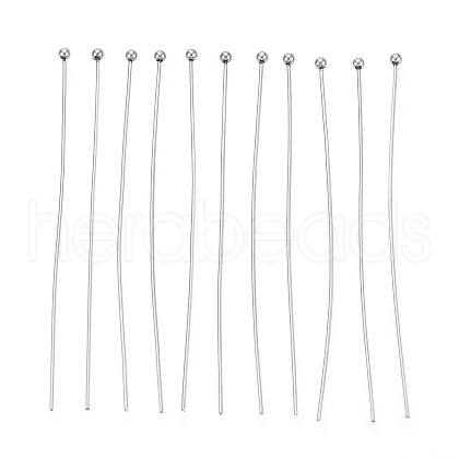 304 Stainless Steel Head Pins STAS-T065-60mm-20P-1