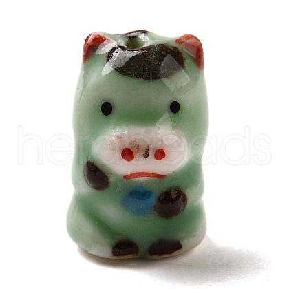 Handmade Porcelain Beads PORC-Q003-01B-1