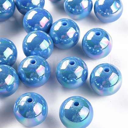 Opaque Acrylic Beads X-MACR-S370-D20mm-9-1