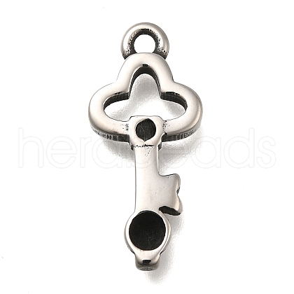 304 Stainless Steel Pendant Rhinestone Settings STAS-L284-50AS-1