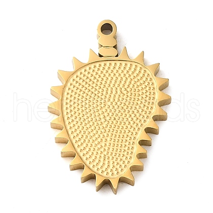 Ion Plating(IP) 304 Stainless Steel Pendants STAS-D018-02G-1