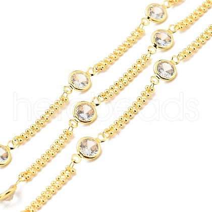 Rack Plating Brass Ball Chains CHC-C025-07G-1