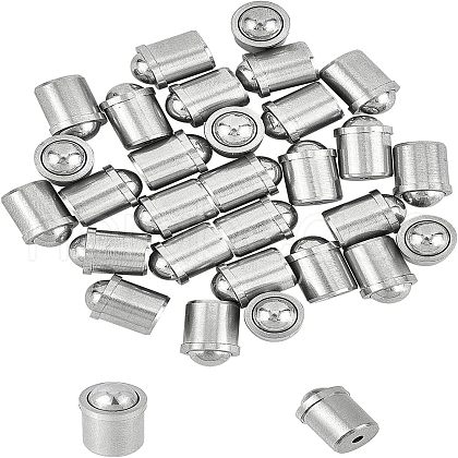 Unicraftale 304 Stainless Steel Positioning Beads STAS-UN0012-18-1