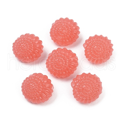 Synthetic Coral Carved Beads CORA-S025-03C-1