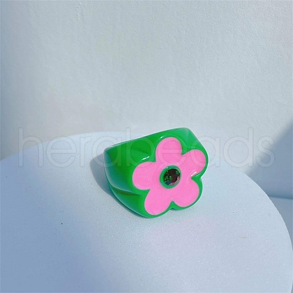 Resin Finger Rings for Women FS-WG0F165-05-1