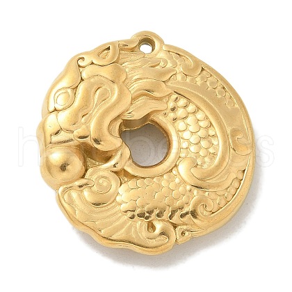 Ion Plating(IP) 304 Stainless Steel Pendants STAS-Q334-20G-1
