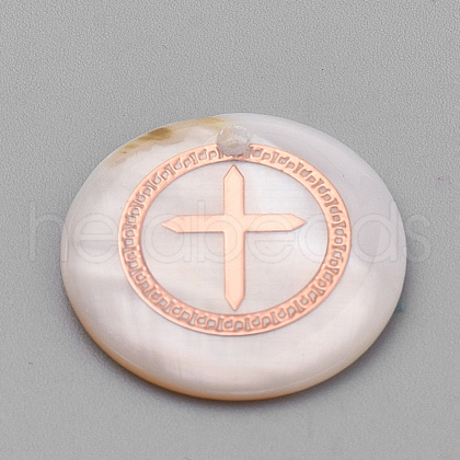 Freshwater Shell Pendants SHEL-S269-50-1