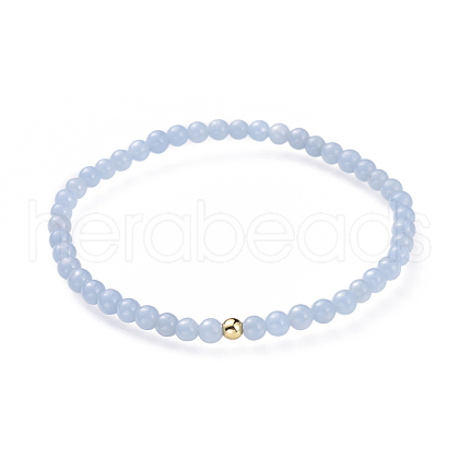 Natural Ang Stretch Bracelets BJEW-JB04556-06-1