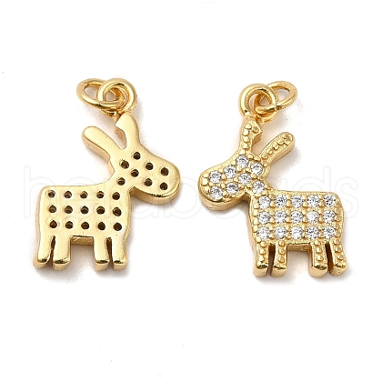 925 Sterling Silver Micro Pave Cubic Zirconia Charms STER-I010-11G-1