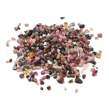 Natural Tourmaline Chip Beads G-O103-07-01-1