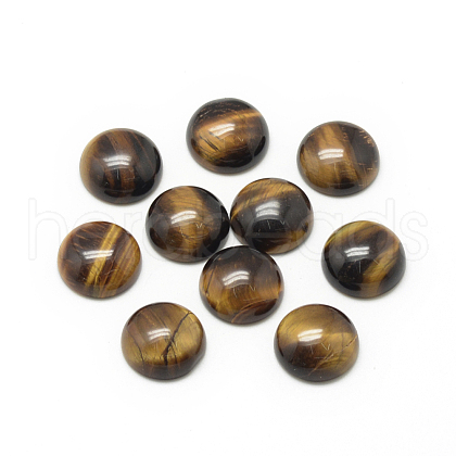 Natural Tiger Eye Cabochons G-R416-20mm-35-1