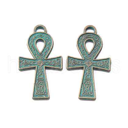 Tibetan Style Alloy Pendants RELI-PW0001-059GGP-1