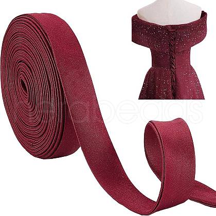 Cloth Cord for Women's Wedding Dress Zipper Replacement SRIB-WH0007-80D-1