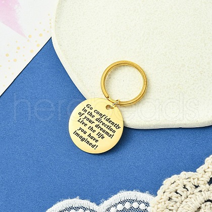 201 Stainless Steel Keychain KEYC-YW00104-06-1
