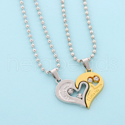 Valentine's Day Alloy Pendant Necklaces FS-WG38650-02-1