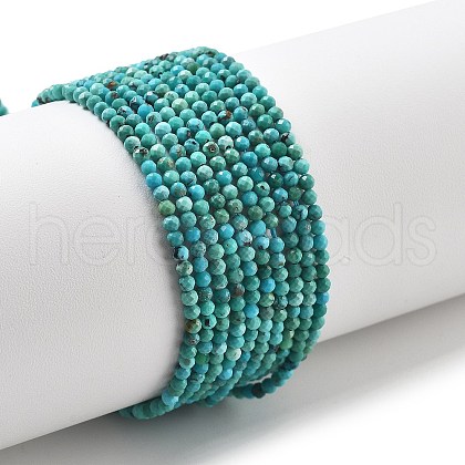 Natural HuBei Turquoise Beads Strands G-B130-A01-01-1