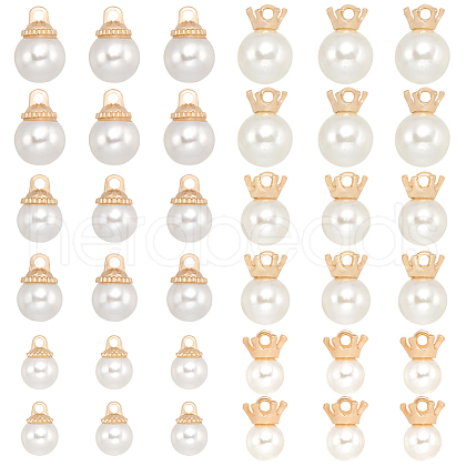 SUNNYCLUE 60Pcs 6 Styles Alloy Pendants FIND-SC0009-68-1
