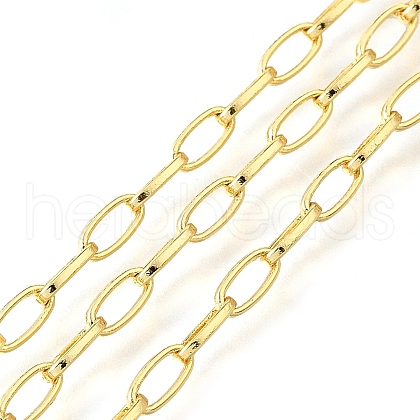 Brass Cable Chains KK-V007-001G-1