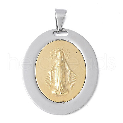 304 Stainless Steel Pendants STAS-S162-03GP-1
