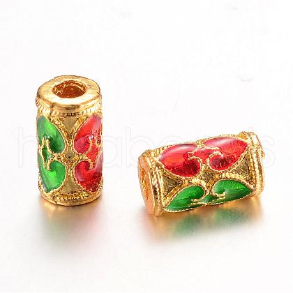 Alloy Enamel Beads ENAM-T003-01-1