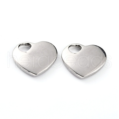 Non-Tarnish 304 Stainless Steel Pendants STAS-B005-02P-1