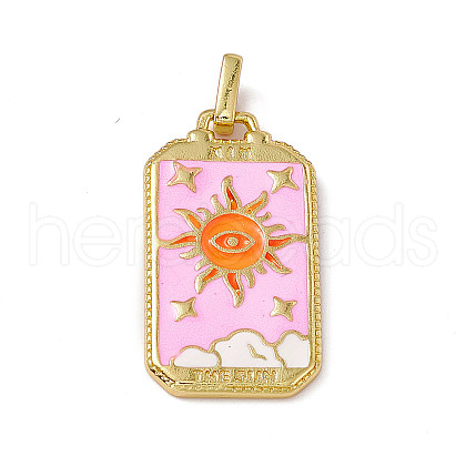 Alloy Enamel Pendants X-ENAM-D042-01C-1