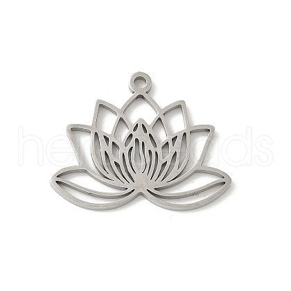 304 Stainless Steel Pendants STAS-V016-20P-1