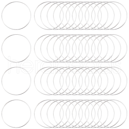 SOFPLATE 50Pcs Brass Linking Rings KK-SP0002-12A-1