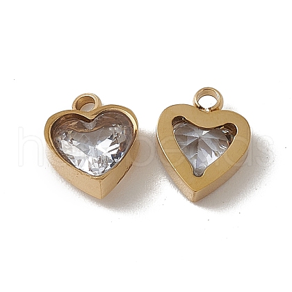 PVD Vacuum Plating 201 Stainless Steel Charms STAS-J401-VC706-1
