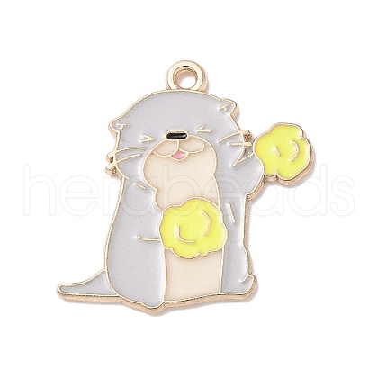 Alloy Enamel Pendants ENAM-C027-01C-02-1