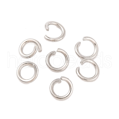 Tarnish Resistant 304 Stainless Steel Jump Rings STAS-R049-6x1mm-1