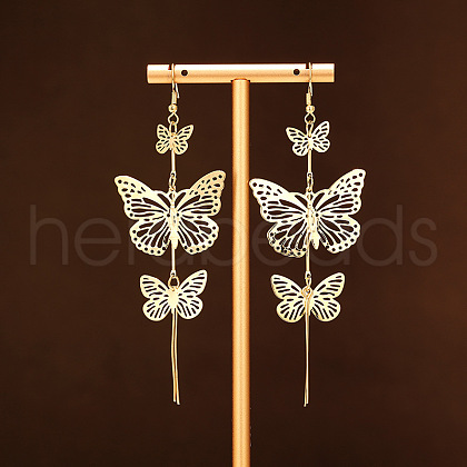 Alloy Dangle Earrings EJEW-S260-01F-G-1