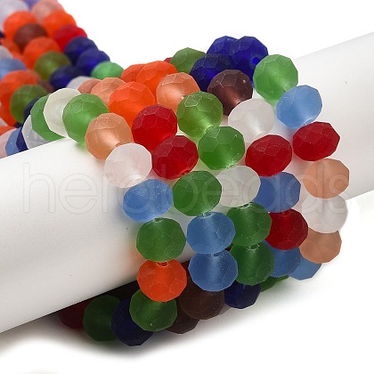 Transparent Glass Beads Strands X-EGLA-A034-M10mm-63-1