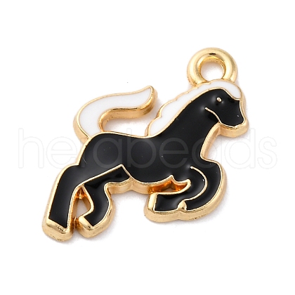 Alloy Enamel Pendants FIND-M060-26G-04-1