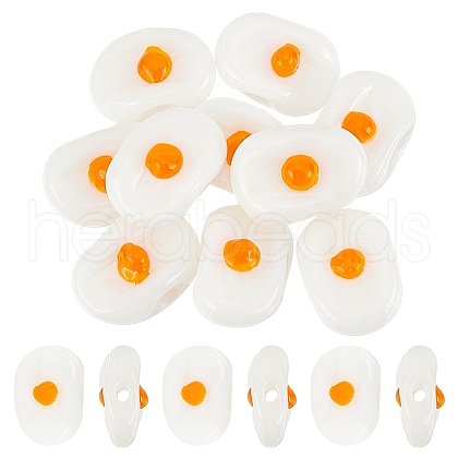 ARRICRAFT 60pcs Lampwork Beads LAMP-AR0001-34A-1