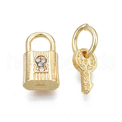 Rack Plating Alloy Charms Set MPDL-N039-072LG-1