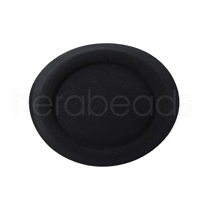 Polyester Oval Pillbox Stewardess Fascinator Hat Base for Millinery AJEW-WH0342-61D-1