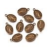 Tibetan Style Alloy Pendants TIBEP-3147-AB-LF-1