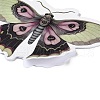 50Pcs Moth PVC Self Adhesive Cartoon Stickers STIC-B001-19-5