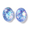 Resin Imitation Opal Cabochons RESI-H148-09-2