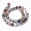 Natural Striped Agate/Banded Agate Beads Strands G-G582-10mm-57-2