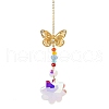 Hollow Alloy Hanging Ornaments HJEW-Q012-05B-1