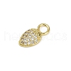 Brass Micro Pave Cubic Zirconia Pendants KK-M322-48G-01-2