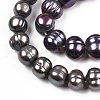 Natural Cultured Freshwater Pearl Beads Strands X1-PEAR-N013-08D-5