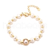 Natural Pearl Link Bracelets BJEW-D447-06G-2