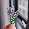 Lavender Enamel Pins PW-WGFB1CB-01-3
