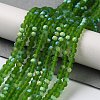 Imitation Jade Glass Beads Strands EGLA-A034-T3mm-MB11-2